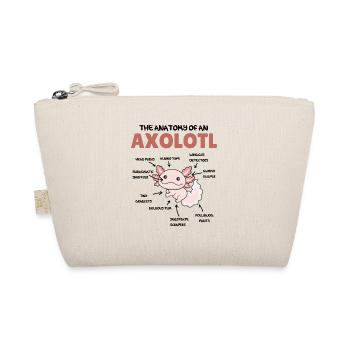 Axolotl Explanation Anatomy of an Axolotl - Organic Pouch - nature - Front