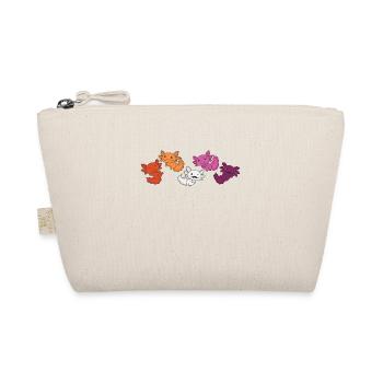 Lesbian Flag Gay Pride LGBTQ Axolotl - Bio-Täschchen - Natur - Vorne
