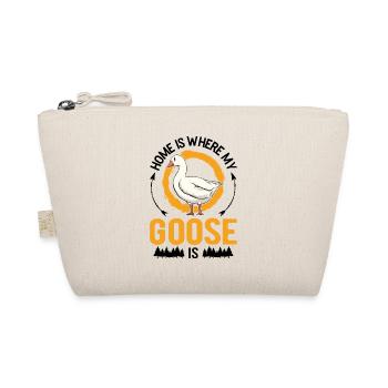 Home is where my geese are goose - Organic Pouch - nature - Front