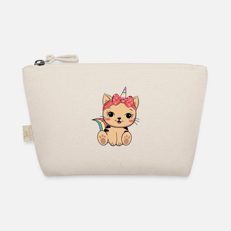 Ocelot unicorn Organic Pouch