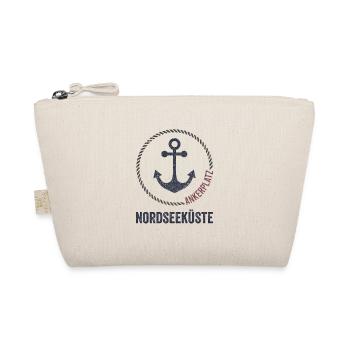 Nordsee Ankerplatz Emblem - Bio-Täschchen - Natur - Vorne