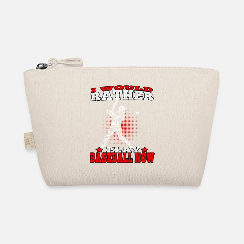 rather play Baseball Baseballer Baseballspieler Bio-Täschchen