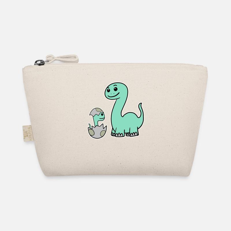 Dinosaur with baby dinosaur Organic Pouch