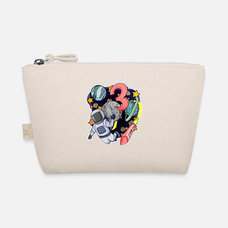3 Years Birthday Boy Gift Organic Pouch