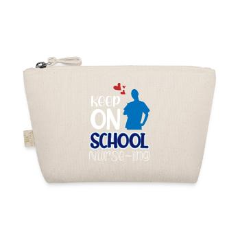 Keep On School Nurse-ing - Bio-Täschchen - Natur - Vorne