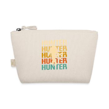 Retro Vintage Classic Hunter Hunting - Organic Pouch - nature - Front