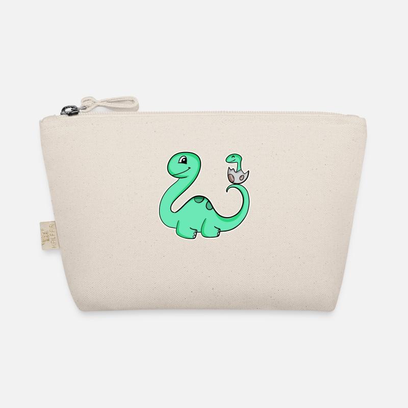 Dinosaur with baby dinosaur Organic Pouch