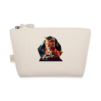 Cat Cats Kitten Polygon Cat - Organic Pouch - nature - Front