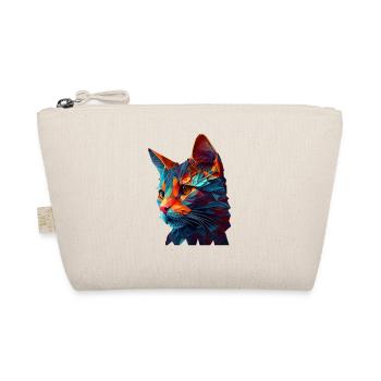 Cat Cats Kitten Polygon Cat - Organic Pouch - nature - Front