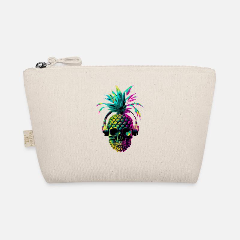 EDM Musik Rave Festival Ananas Techno - Bio-Täschchen - Natur