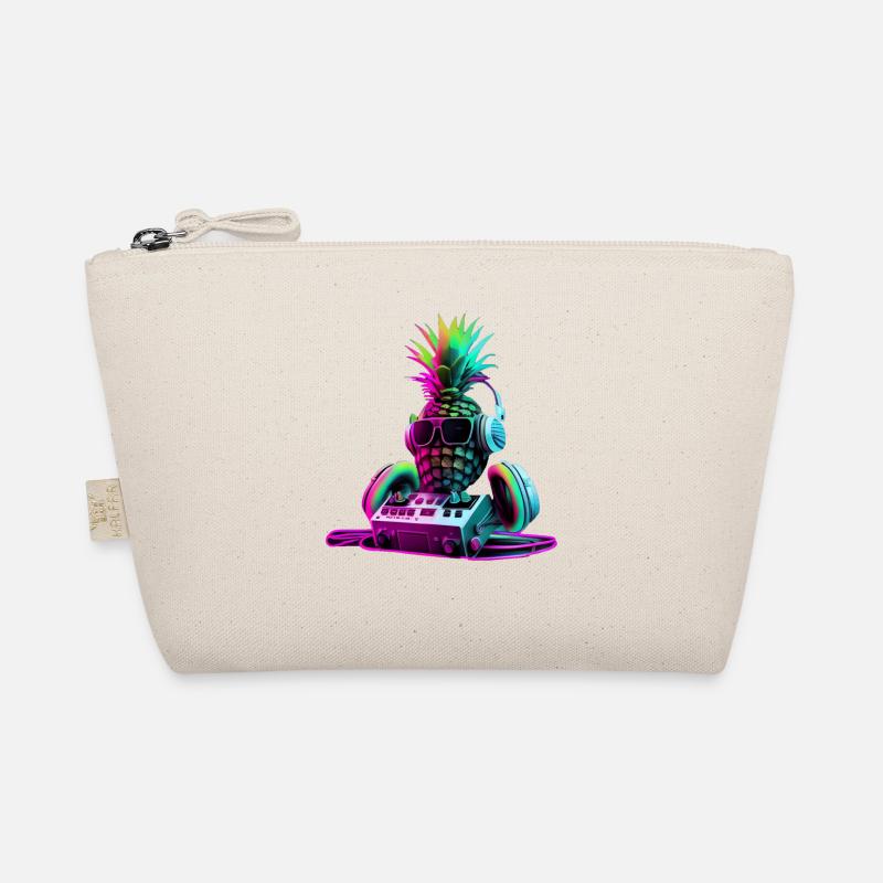 EDM Musik Rave Festival Ananas Techno - Bio-Täschchen - Natur