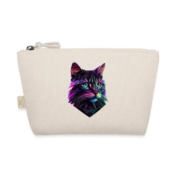 Cat Cats Kitten Polygon Cat - Organic Pouch - nature - Front