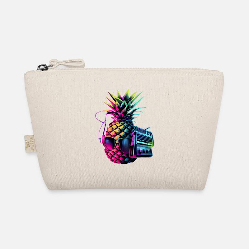 EDM Musik Rave Festival Ananas Techno - Bio-Täschchen - Natur