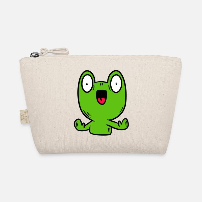 Funny frog, toad Organic Pouch
