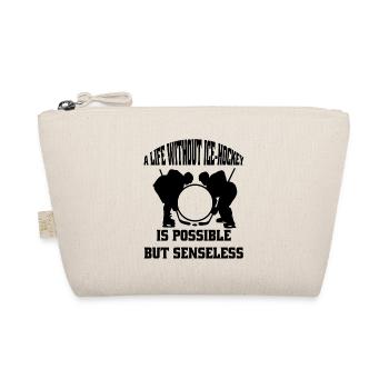 Ice hockey Hockey player Hockey fan hockey - Organic Pouch - nature - Front