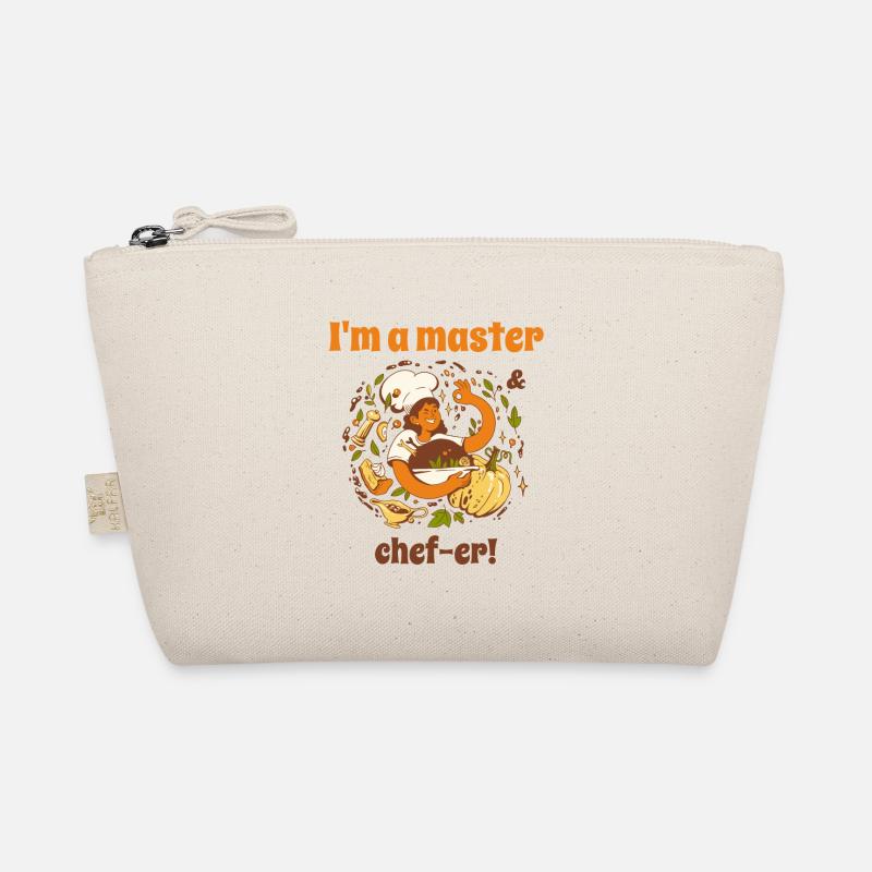 I'm A Master Chef-er! Funny Retro Chef Cook Bio-Täschchen