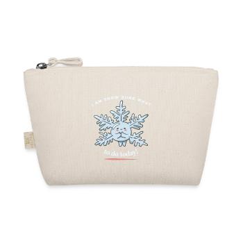 I Am Snow Sure What To Do Today! Funny Snow Winter - Organic Pouch - nature - Front