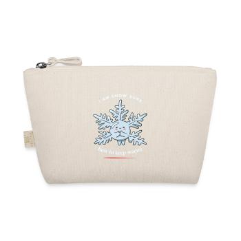 I'm Snow Sure How To Keep Warm! Funny Snow Winter - Organic Pouch - nature - Front