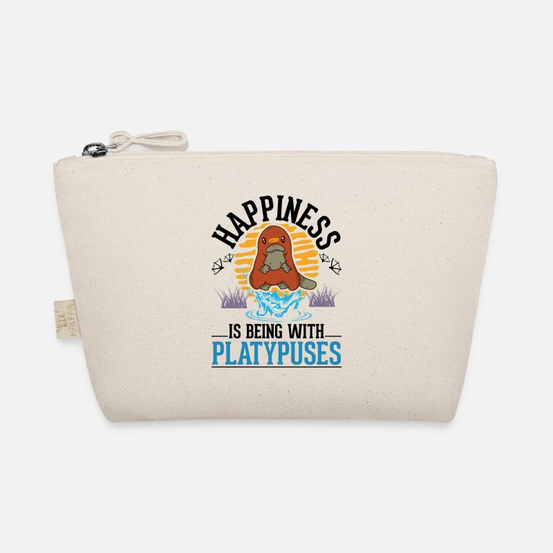 Happiness is being with Platypuses Schnabeltier Bio-Täschchen