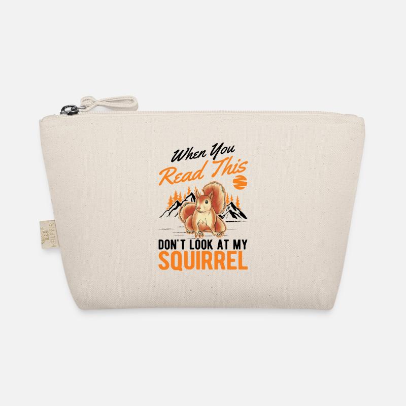Eichhörnchen Geschenk Grauhörnchen Squirrel Bio-Täschchen