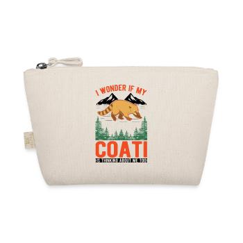 Coati Gift Coati Proboscis - Organic Pouch - nature - Front