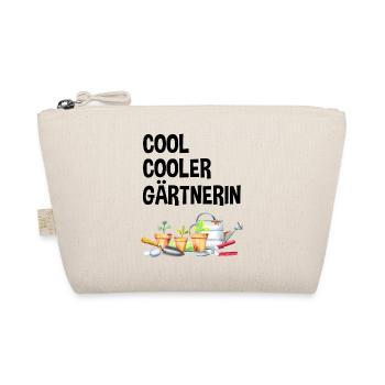 Garten Spruch Hobby Gärtnerin Geschenkidee - Bio-Täschchen - Natur - Vorne