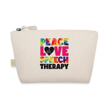Speech Therapist Therapy Assistant - Organic Pouch - nature - Front