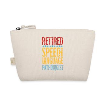 Speech Therapist Therapy Assistant - Organic Pouch - nature - Front