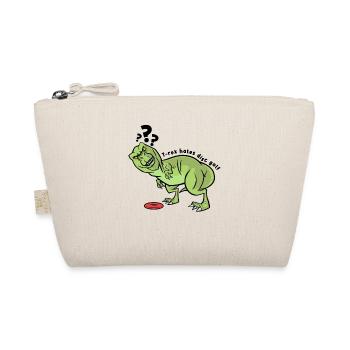 Disc Golf Frisbee T-Rex - Bio-Täschchen - Natur - Vorne