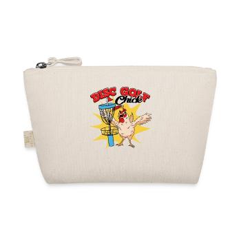 Disc Golf Chick - Organic Pouch - nature - Front
