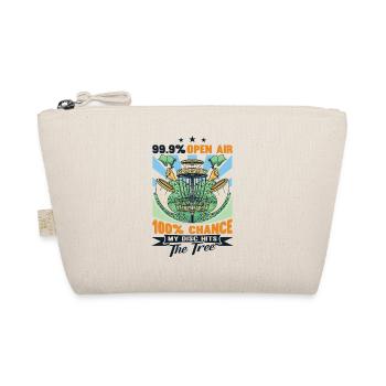 My Disc Hits The Tree Disc Golf Player - Organic Pouch - nature - Front