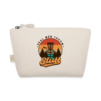 Hommes Disc Golf Drôle - Trousse biologique - nature - Devant
