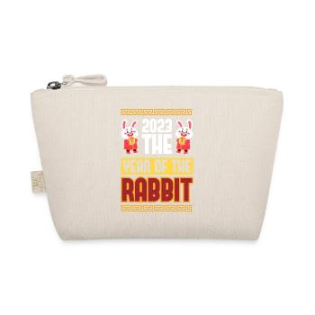 2023 The year of the rabbit Chinese Zodiac - Organic Pouch - nature - Front