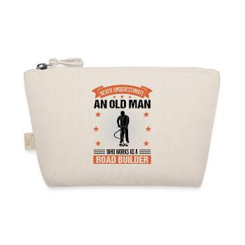 Constructeur de routes Vieil homme Citation Cadeau pour hommes - Trousse biologique - nature - Devant
