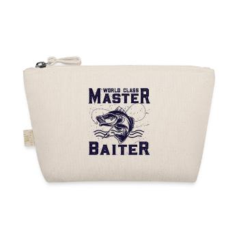 Lustiger Angler Fischer Spruch Angeln - Bio-Täschchen - Natur - Vorne