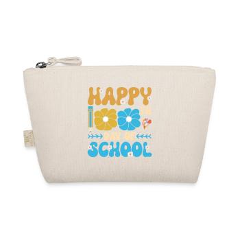 Happy 100th Day of School Flowers Floral Decorations - Organic Pouch - nature - Front