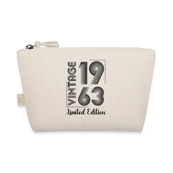 Geburtsjahr 1963 Vintage Geburtstag Legende 1963 - Bio-Täschchen - Natur - Vorne