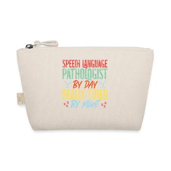 Speech Therapist Therapy Assistant - Organic Pouch - nature - Front