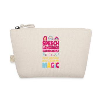 Speech Therapist Therapy Assistant - Organic Pouch - nature - Front