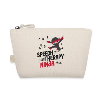 Speech Therapist Therapy Assistant - Organic Pouch - nature - Front