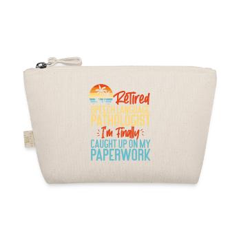 Speech Therapist Therapy Assistant - Organic Pouch - nature - Front