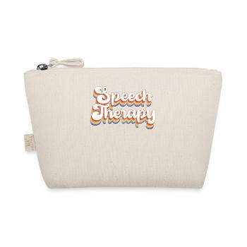 Speech Therapist Therapy Assistant - Organic Pouch - nature - Front
