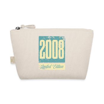 2008 Born Birthday Year of birth - Organic Pouch - nature - Front