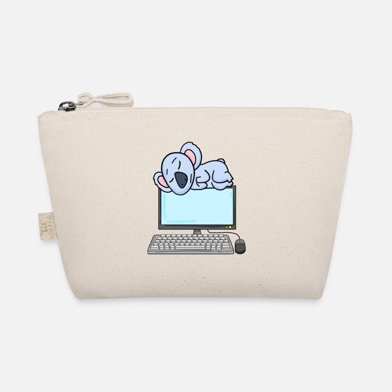 Koala Computer Nerd Programmierer Geschenk Bio-Täschchen