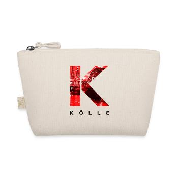 Karneval Kostüm Kölle Alaaf Clown Wappen Dom Köln - Bio-Täschchen - Natur - Vorne