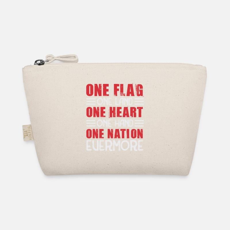 ONE FLAG ONE LAND ONE HEART ONE HAND ONE NATION Organic Pouch