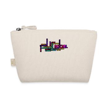 Social network Wordcloud: Explosion of colour - Organic Pouch - nature - Front
