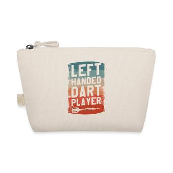 Linkshänder Dart Spieler Lefty Darts - Bio-Täschchen - Natur - Vorne