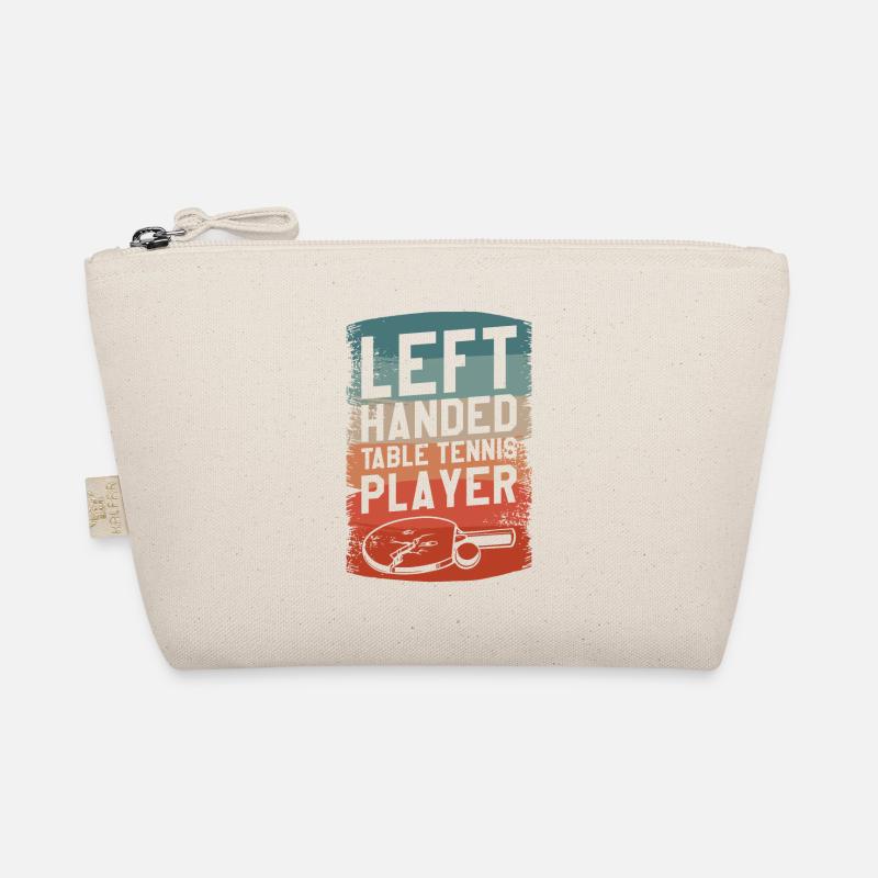 Left Handed Table Tennis Player Lefty Organic Pouch