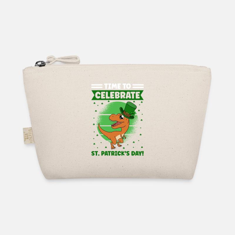 Dinosaurier St. Patrick's Day Dino Bio-Täschchen